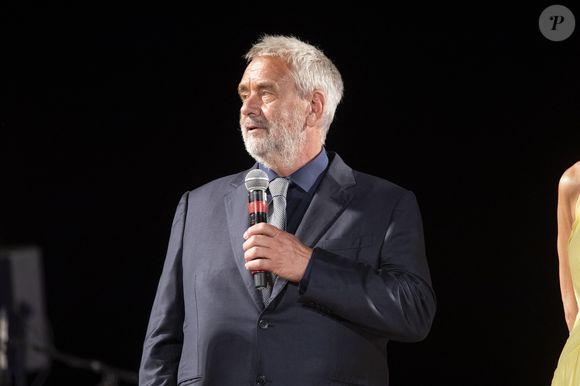 Luc Besson au Prix de la Nation 2025 à Taormina, Italie, le 28 juin 2025. ©SGPItalia