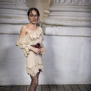 Zoe Kravitz au photocall du défilé Saint Laurent  "Collection Masculine Prêt-à-Porter Automne/Hiver 2025-2026" lors de la Fashion Week de Paris (PFW) le 28 janvier 2025 © Olivier Borde /Bestimage