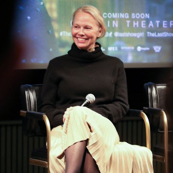 Pamela Anderson lors d'une discussion autour du film "The Last Showgirl".