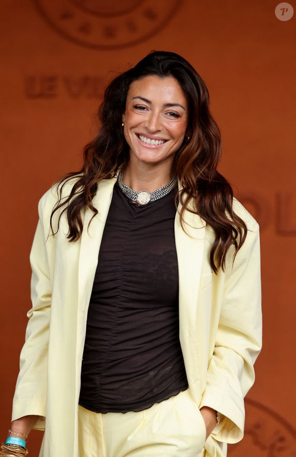 Rachel Legrain-Trapani (Miss France 2007) au village lors des Internationaux de France de Tennis de Roland Garros 2025, à Paris, France, le 4 Juin 2025. © Jacovides-Moreau/Bestimage