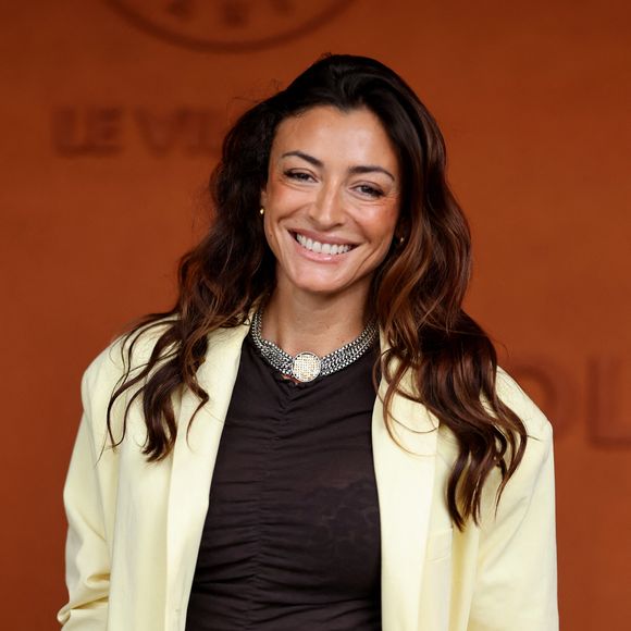 Rachel Legrain-Trapani (Miss France 2007) au village lors des Internationaux de France de Tennis de Roland Garros 2025, à Paris, France, le 4 Juin 2025. © Jacovides-Moreau/Bestimage