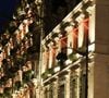 Le menu « Les Agapes » est proposé à 295 euros.

L'hôtel Plaza Athénée - Illuminations de Noël 2024 de l'Avenue Montaigne à Paris le 20 novembre 2024. © Coadic Guirec/Bestimage