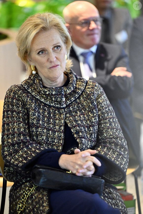 La princesse Astrid de Belgique photographiée lors de l'inauguration de la nouvelle unité de production SHMP par Prayon, à Flemalle, le jeudi 27 novembre 2025.  Photo by ABACAPRESS.COM