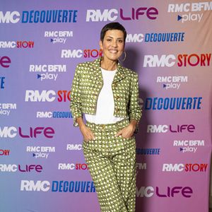 Cristina Cordula lors de la conférence de presse de rentrée des chaînes du groupe RMC-BFM à Paris, le 17 septembre 2025.

Pierre Perusseau / Bestimage