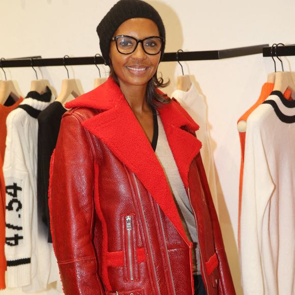 Karine Le Marchand lors de la soirée d'ouverture de la boutique KUJTEN Victor-Hugo, a Paris, France, le 27 Novembre 2019. Photo by Jerome Domine/ABACAPRESS.COM