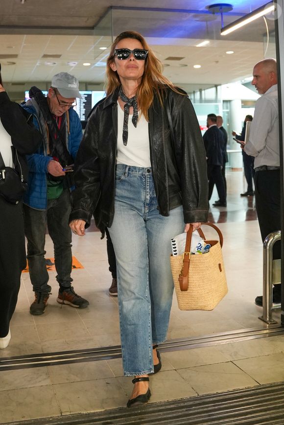 Elodie Bouchez - Les célébrités arrivent à l'aéroport de Nice lors du 78ème Festival International du Film de Cannes, France, le 13 mai 2025. © Martin Bousseau/Bestimage