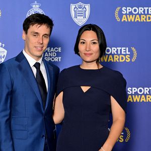 Louis et Marie Ducruet durant le photocall des Sportel Awards 2025 au Grimaldi Forum à Monaco, le 20 octobre 2025.
Les Sportel Awards sont une compétition internationale visant à récompenser les plus belles images de sport de l'année dans le cadre du Sportel qui est un salon international du sport et des médias qui se déroule en Principauté. © Bruno Bebert/Bestimage