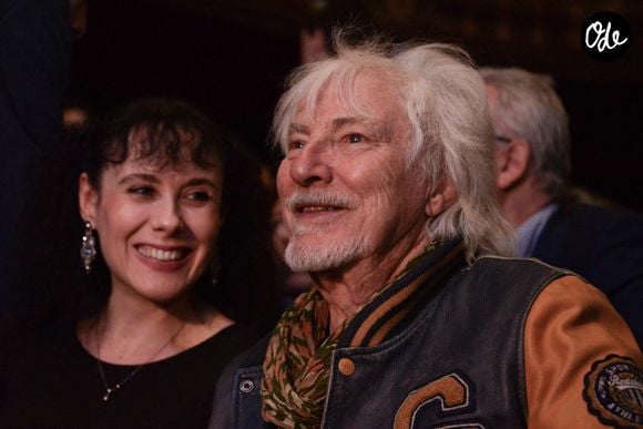 L’artiste, auteur, compositeur et interprète Hugues Aufray lors du meeting de Cédric Villani. Paris, le 11 décembre 2019. Photo de Darmon Georges/Avenir Pictures/ABACAPRESS.COM