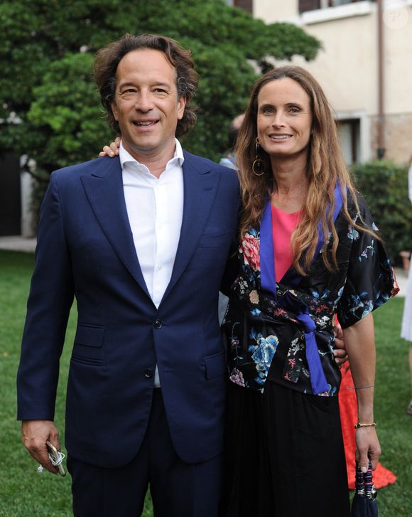 Filippo Gaggia et sa femme Alessandra Gaggia lors du dîner MyTheresa (mytheresa.com) au palais Papadopoli à Venise, le 26 mai 2016.
Crédit : SGP / BESTIMAGE