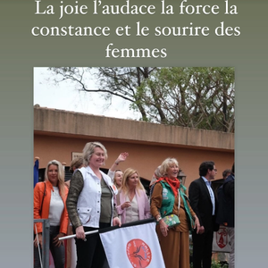 “La joie, l’audace, la force, la constante et le sourire des femmes”, se réjouit Luana Belmondo