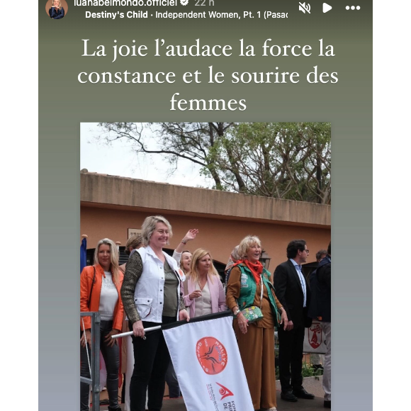 “La joie, l’audace, la force, la constante et le sourire des femmes”, se réjouit Luana Belmondo