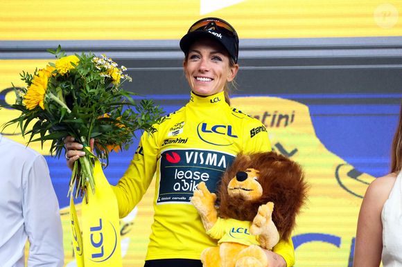 En 2024, elle avait décroché une médaille d'or lors des Jeux olympiques de Paris en VTT

Pauline Ferrand Prevot / Visma lors de la 8ème étape du Tour de France féminin 2025 le 2 août 2025 à Saint-François-Longchamp , France. Photo by Stephane Pillaud/Icon Sport/ABACAPRESS.COM