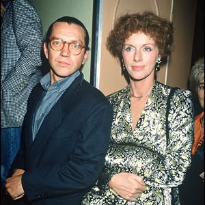 Bernard Giraudeau et Anny Duperey à la générale de la pièce Femme à contre jour - Paris - 1988 © Bertrand Rindoff Petroff Bestimage