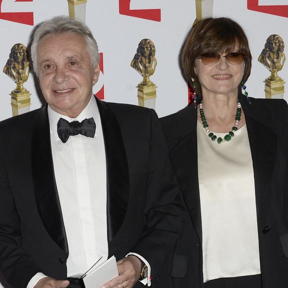 Michel Sardou et sa femme Anne-Marie Périer - La 26e nuit des Molières aux Folies Bergère à Paris.  © Bestimage