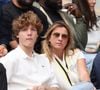 Sarah Poniatowski et Marc Lavoine ont eu trois enfants, dont Roman
Sarah Poniatowski et son fils Roman Lavoine - Les célébrités dans les tribunes des Internationaux de France de tennis de Roland Garros 2024 à Paris. Le 5 juin 2024. © Jacovides-Moreau/Bestimage