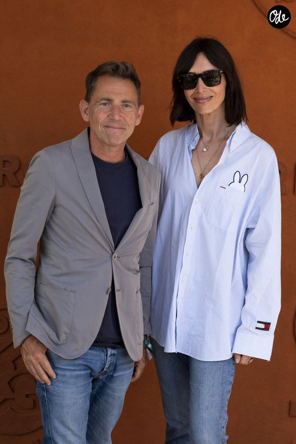 Géraldine Maillet et Daniel Riolo au village lors des Internationaux de France de Tennis de Roland Garros 2025. Paris, le 30 mai 2025.
© Moreau / Jacovides / Bestimage