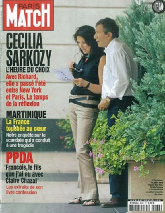 La couverture de Paris Match du 25 août 2005. Photo : Paris Match