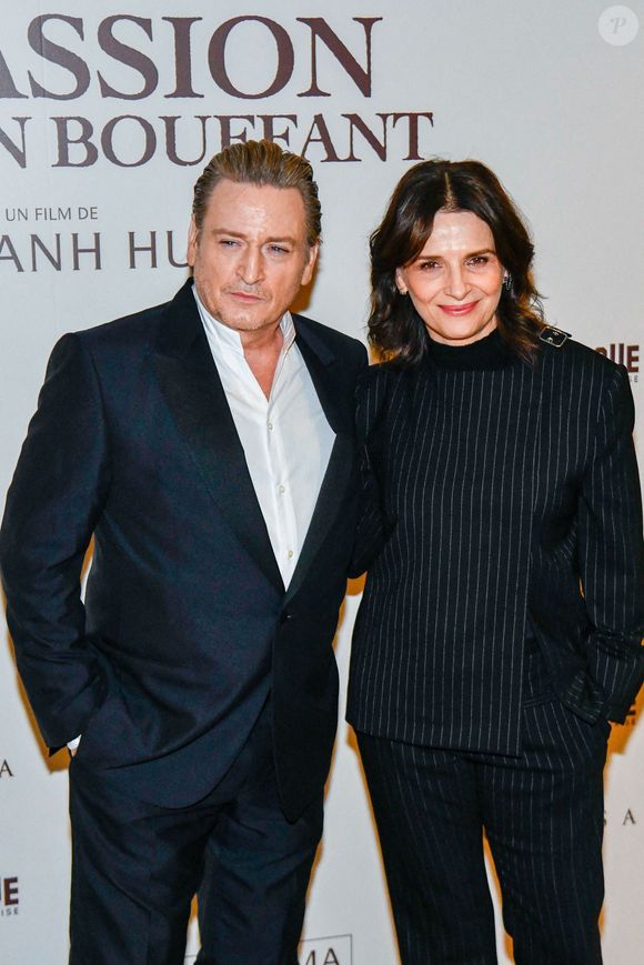 C'est avec l'acteur Benoît Magimel qu'elle a eue sa fille Hana Magimel, âgée de 26 ans à présent...

Benoît Magimel et Juliette Binoche assistent à l'avant-première de "La Passion De Dodin Bouffant" à la Cinémathèque Française le 06 novembre 2023 à Paris, France. Photo Shootpix/Abaca