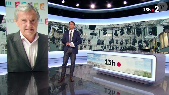 Julian Bugier rend hommage à Daniel Bilalian dans son JT de France 2, le 15 mai 2025