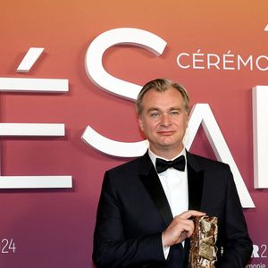 Christopher Nolan (César d’Honneur) lors du photocall des lauréats (press room) lors de la 49ème édition de la cérémonie des César à l’Olympia à Paris le 23 février 2024
© Dominique Jacovides / Olivier Borde / Bestimage