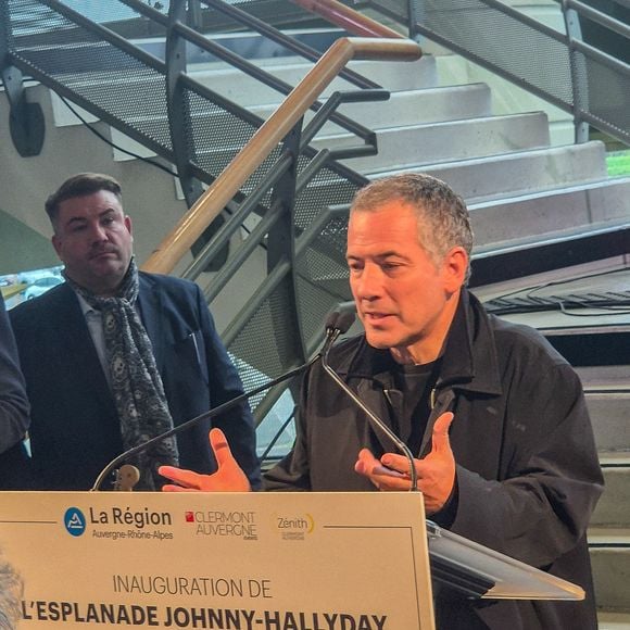 Bruno Putzulu lors de l'inauguration de l’esplanade Johnny Hallyday au pied du Zénith d'Auvergne à Cournon-d'Auvergne, près de Clermont-Ferrand, France, le 14 octobre 2025. © Eternity/Bestimage