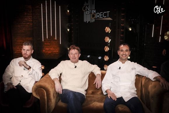 Exclusif - Yann Couvreur, Jacques Genin, François Perret - Enregistrement de l'émission "On Est En Direct", présentée par L.Salamé et L.Ruquier, et diffusée en direct le 18 décembre sur France 2
© Jack Tribeca / Bestimage