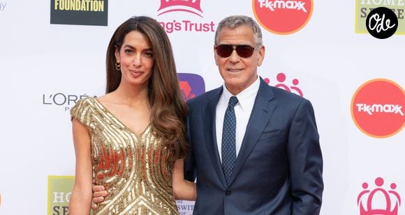 Amal Clooney et George Clooney assistent à la célébration du 50e anniversaire du King's Trust, organisée au Royal Albert Hall, à Londres, au Royaume-Uni. 
STARMAX / BESTIMAGE