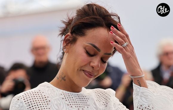 Amel Bent lors du photocall du film « Ma Frère » à l'occasion du 78e Festival international du film de Cannes, au Palais des Festivals à Cannes © Jacovides-Moreau/Bestimage