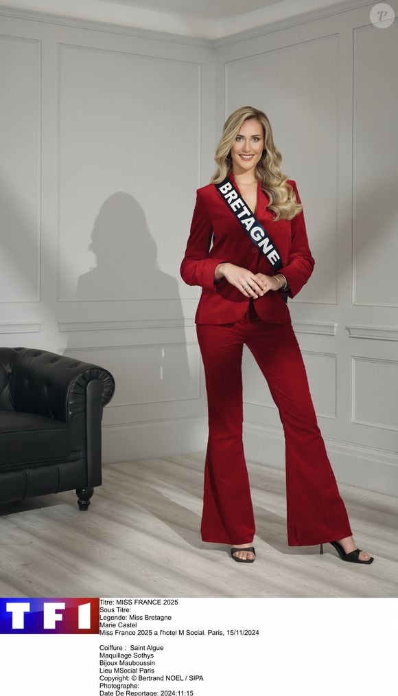 Marie Castel, Miss Bretagne 2024 en route pour Miss France 2025.