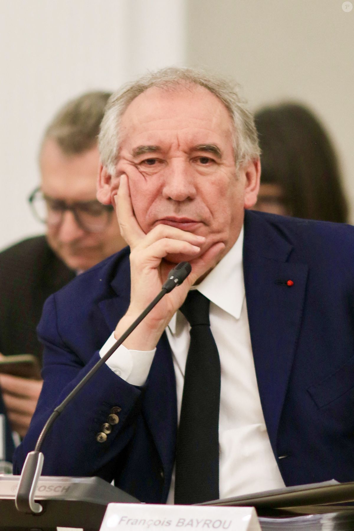 Photo : Le Premier Ministre François Bayrou, Maire De Pau, Préside Le ...