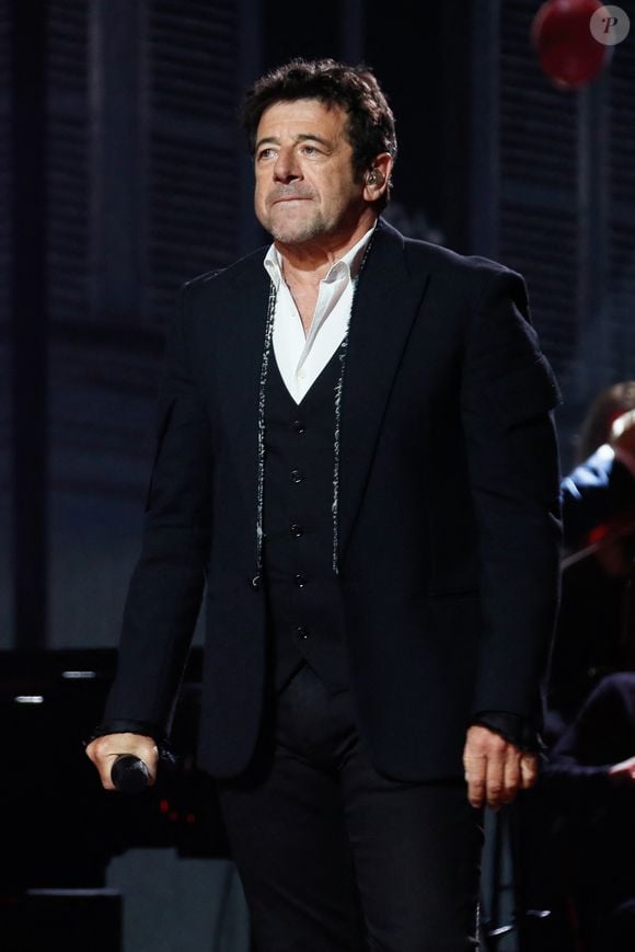 Exclusif - Patrick Bruel lors de l'enregistrement de l'émission "Serge Lama, le dernier rappel" présentée par F. Bollaert, diffusée le vendredi 21 novembre 2025 sur France 3 à 21h10, au théâtre Marigny à Paris, France, le 29 avril 2025. © Clovis-Moreau/Bestimage
