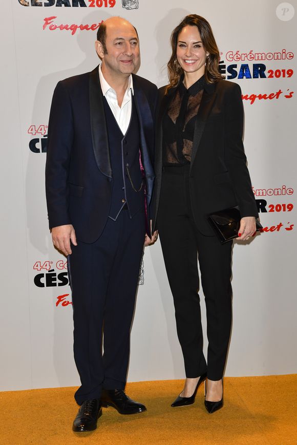 Kad Merad et sa compagne Julia Vignali - Photocall du dîner de la 44ème cérémonie des César au Fouquet's à Paris. Le 22 février 2019
© Pierre Perusseau / Bestimage
