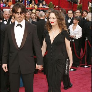 Vanessa Paradis et Johnny Depp aux Oscars en 2008