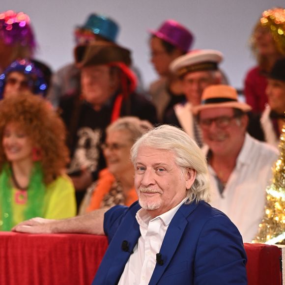 Exclusif - Patrick Sébastien - Enregistrement de l'émission "Vivement Dimanche", présentée par M.Drucker et diffusée le 29 décembre sur France 3, au studio Rive Gauche à Paris. Le 6 décembre 2024
© Guillaume Gaffiot / Bestimage