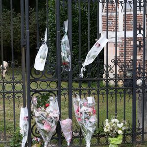 Illustration au domaine de Douchy après l'annonce de la mort de Alain Delon le 18 août 2024. 
L’acteur est mort ce dimanche 18 août au domaine de la Brûlerie, dans le Loiret, sa propriété depuis plus de cinquante ans. Il comptait s’y faire enterrer avec ses chiens.