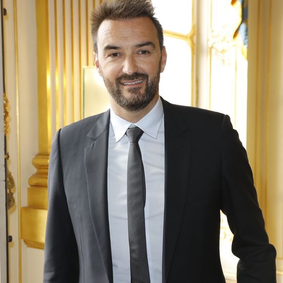 Cyril Lignac - Cérémonie de remise des insignes de Commandeur dans l'Ordre des Arts et des Lettres à Pierre Hermé et de Chevalier dans l'Ordre des Arts et des Lettres à David Sinapian au Ministère de la Culture à Paris, le 23 septembre 2019. © Marc Ausset-Lacroix/Bestimage