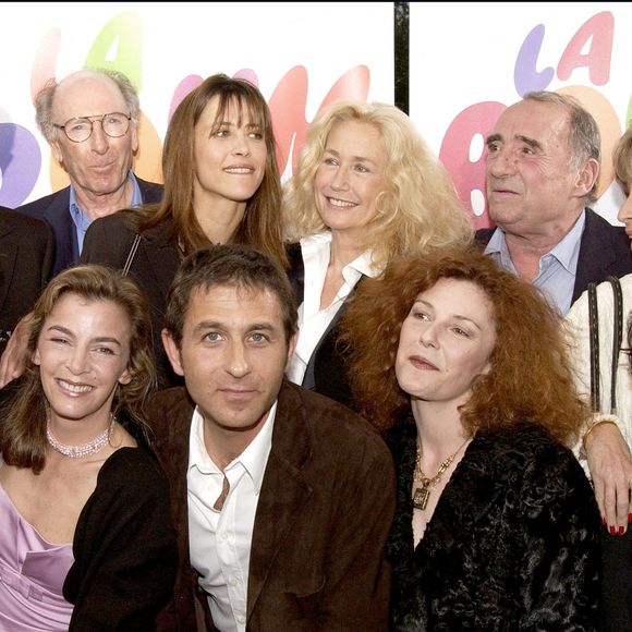 L'actrice Sophie Marceau, Brigitte Fossey, l'acteur Claude Brasseur, Daniele Thompson, Sheila O'Connor & Alexandre Sterling assistent à la soirée organisée pour le lancement du DVD du film 'La Boum', 20 ans après sa sortie.
© Serge Arnal/ABACA. 44909-4.