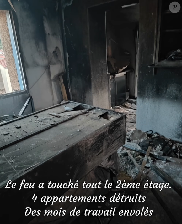 Cindy Van Der Auwera (Familles nombreuses) donne des nouvelles après l'incendie qui a ravagé sa résidence.