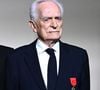 Exclusif - Philippe Labro est décoré de la Légion d’honneur par le président de la République Française au palais présidentiel de l'Elysée à Paris, France, le 13 février 2025. © Guillaume Gaffiot/Bestimage
