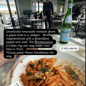 Ian Ziering à l'hôtel Molitor de Paris, le 7 mars 2026. Instagram