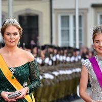 Deux princesses héritières européennes, dotées de robes pailletées, illuminent la soirée organisée en l'honneur de Guillaume de Luxembourg