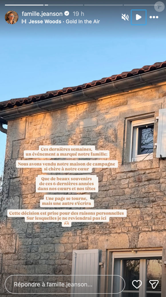 La décision a été prise pour des raisons personnelles que la maman a choisi de ne pas détailler.

Marie-Alix Jeanson - Capture Instagram