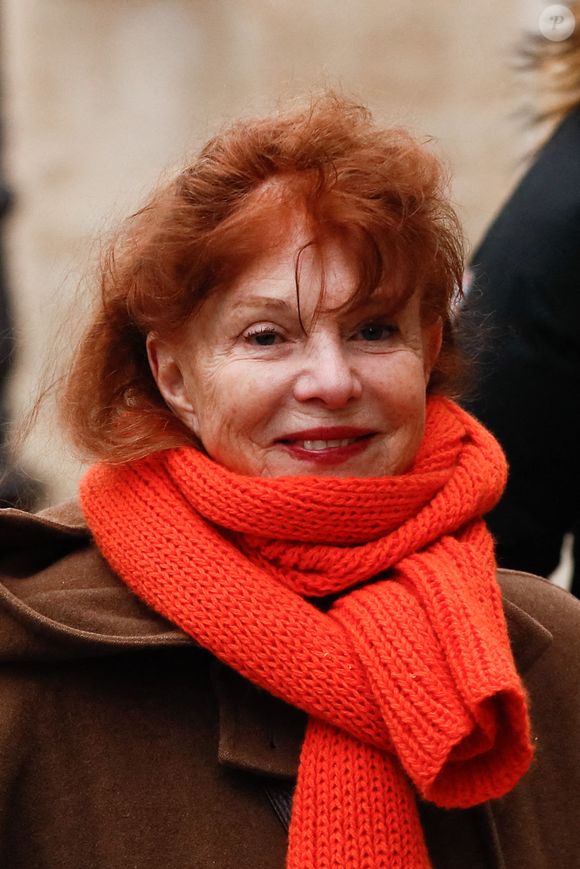 Agathe Natanson - Arrivées aux obsèques de Niels Arestrup à l'Église Saint-Roch à Paris. Le 10 décembre 2024
© Christophe Clovis / Bestimage