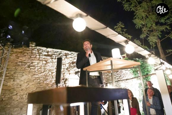Exclusif - Patrick Bruel - Patrick Bruel inaugure son hôtel cinq étoiles "L'Isle de Leos MGallery" à L'Isle-sur-la-Sorgue, France, le 23 septembre 2025. © Jack Tribeca / Bestimage