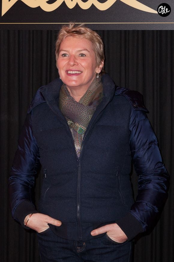 Elise Lucet assiste à la cérémonie du « Festival Mondial du Cirque de Demain 2015 », qui s'est tenue au Cirque Phénix à Paris, en France, le 1er février 2015. Photo : Audrey Poree/ABACAPRESS.COM