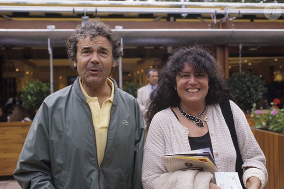 Pierre Perret et sa femme Rebecca à Roland Garros en 1994.
Bernard LEGUAY via Bestimage