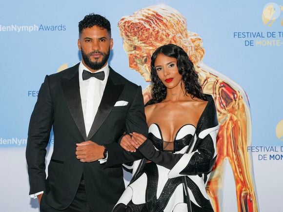 Ricky Whittle et Shy'm lors de la cérémonie de clôture de la 64ème édition du Festival de télévision de Monte-Carlo au Grimaldi Forum à Monaco, le 17 juin 2025. Claudia Albuquerque/Bestimage