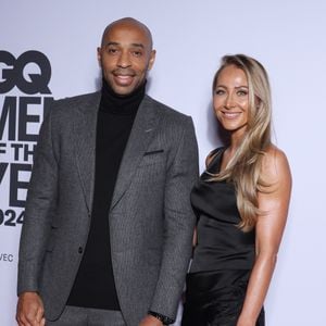 Thierry Henry et sa femme Andrea Rajacic - People au photocall de la soirée "GQ Men of the Year awards 2024" à l'hôtel Plaza à Paris. Le 20 novembre 2024
© Denis Guignebourg / Bestimage