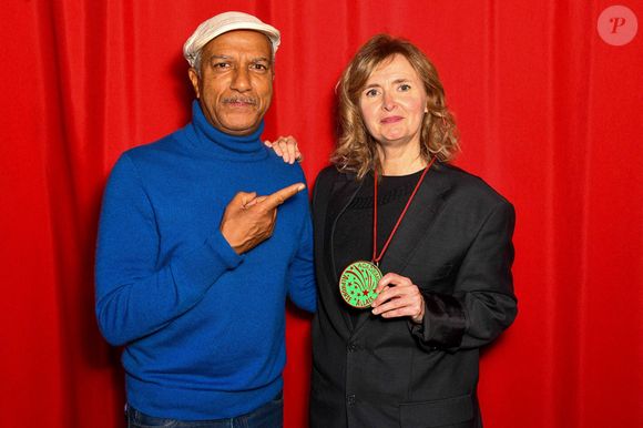Pascal Legitimus, Annabelle Milot lors de la soirée de clôture du 9ème Festiv'Allais le 20 octobre 2025, à Paris, France. © ShootPix/ABACAPRESS.COM