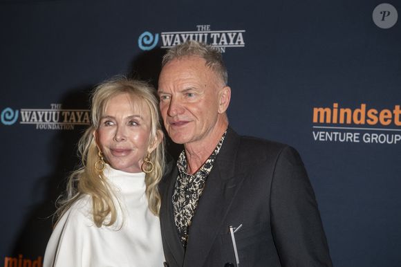 Trudie Styler et Sting au Wayuu Taya Foundation's Spring Gala à Chelsea Industry à New York le 11 mars 2025. © Ron Adar/SOPA Images via ZUMA Press Wire